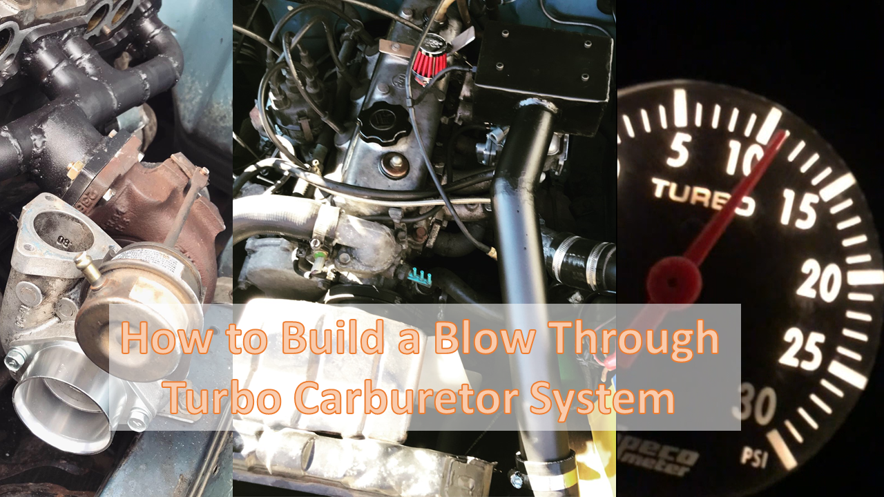 How to Build a Blow Through Turbo Carburettor System V Rolla
