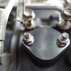 fuel pump block off plate